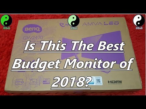 BENQ GW2470 24" Monitor Review 1080p