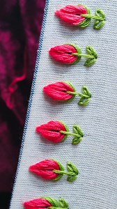 157K views · 22K reactions | Very cute 殺 and pretty flower  design Flower  making trick  Pattern Hand embroidery 瑱 tutorial for beginners #handembroidery #beautiful #easyhandembroidery #embroideryart #embroiderypatterns #trishaartofthread #simpleembroidery #simple #reels | Trisha Art | Facebook