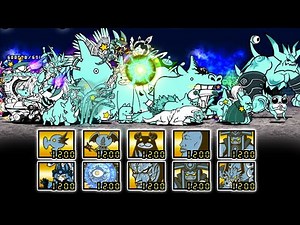 The Battle Cats - All Alien VS Aku Bosses!