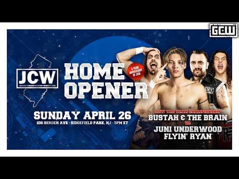 JCW - [FREE MATCH] Bustah & The Brain vs Flyin' Ryan & Juni Underwood | #LONGLIVEGCW