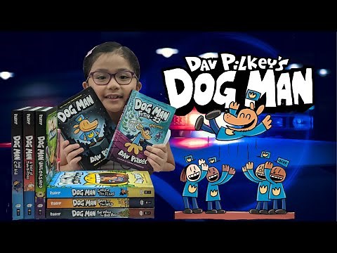 Dog Man Book by Dav Pilkey | MIKAY TV’s First Book Review | Dog Man Comic Book Collection