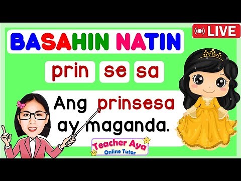 Filipino Reading Lesson | Matutong Bumasa | Pagsasanay sa pagbasa | Teacher Aya Online Tutor
