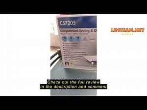 Review Brother CS7205 Computerized Machine, 150 Built Stitches, 1 Font, Wide Table, 11 Sewing Feet,