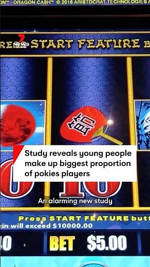 Study reveals young people make up biggest proportion of pokies players