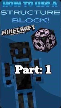 structure block tutorial | Part: 1| #minecraft