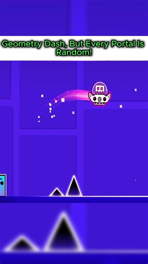 Random Portal Challenges in Geometry Dash