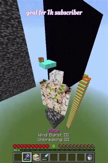 I almost failed😈 but insane clutch😱 #minecraft #shorts