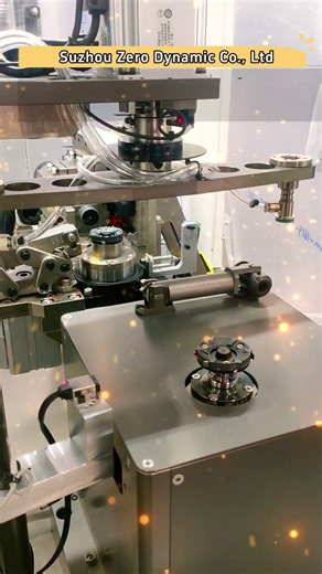 Commissioning of two-station coffee grinder cutterhead automatic balancing machine - Zero Dynamic.