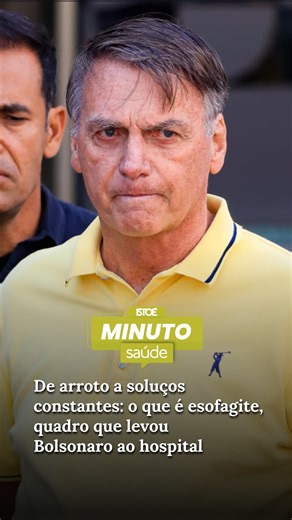 O ex-presidente Jair Bolsonaro compareceu ao hospital no último sábado, onde recebeu diagnóstico de esofagite e gastrite. A esofagite é uma inflamação do esôfago — tubo muscular que conecta a boca ao estômago — e pode gerar desconfortos importantes que, se não tratados, evoluem para complicações mais sérias. Entre os sintomas mais comuns estão azia e queimação persistente, dificuldade para engolir, dor no peito (muitas vezes confundida com infarto), rouquidão, tosse seca e mau hálito. A azia pod