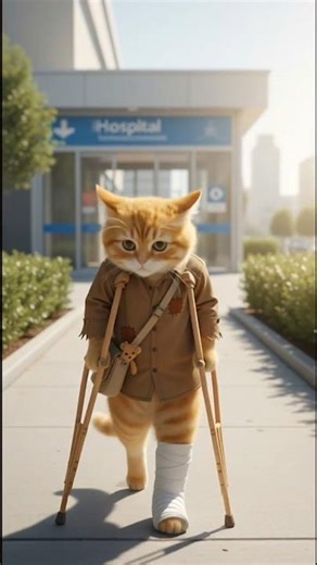 Hit by a Bus, Left Alone… A Cat’s Emotional Comeback Story #cartoon #animation #cat #funny #shorts