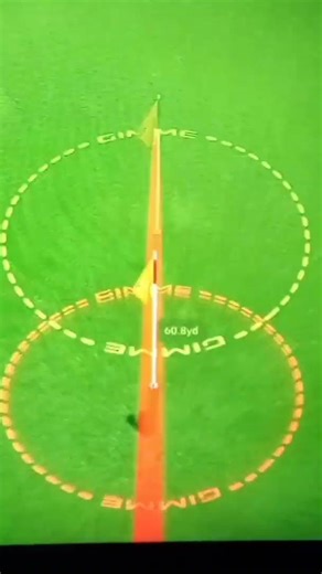 Caledonia #10 3rd shot from 61 yds on GSPro
