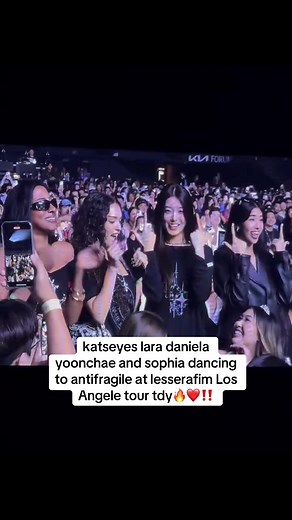 Katseyes Dancer Perform at Lesserafim Concert in LA
