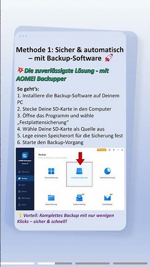SD Karte vor Formatierung sichern – sonst sind Deine Daten weg! 💾⚠️#sd #cards #format #data #backup