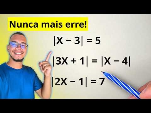 Equação Modular em 20 Minutos ⏐ Aprenda do Zero (Sem Complicação)