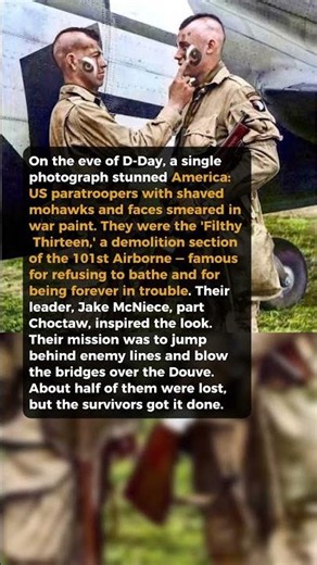 Mohawks And War Paint Before The D-Day Jump #short #history #ww2