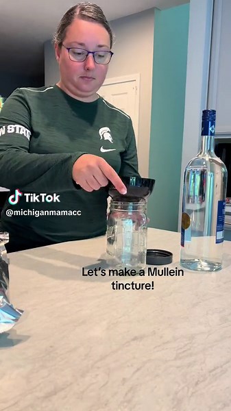 Making a Mullein tincture! #mulleinleaf #starwestbotanicals #herbalremedies