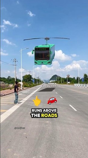 China's Transit Elevated Bus #shorts
