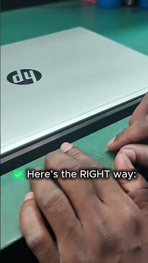 Tridentcare Tech Tips - How to open a Laptop Correctly