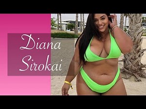 New trends in plus size sexy bikini outfits and plus size fashion with Diana Sirokai