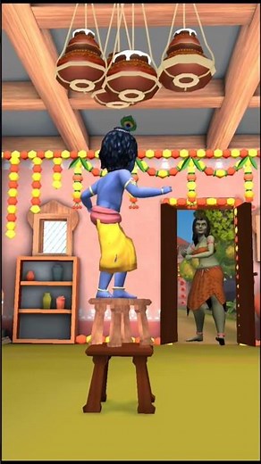 KRISHNA RUN Gameplay 🤯 Temple Run Style #viral #gaming #shorts