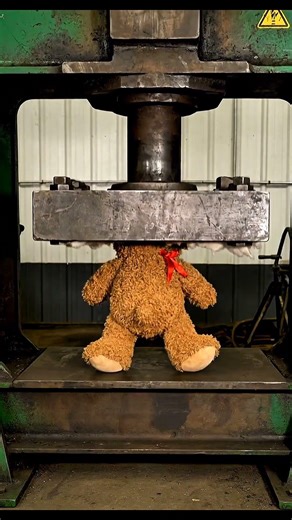 Can this Cute Teddy Survive? 🥺🧸 #satisfying #destruction #experiment