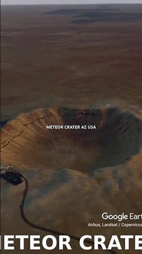 Impact on the Colorado Plateau – Meteor Crater AZ USA
