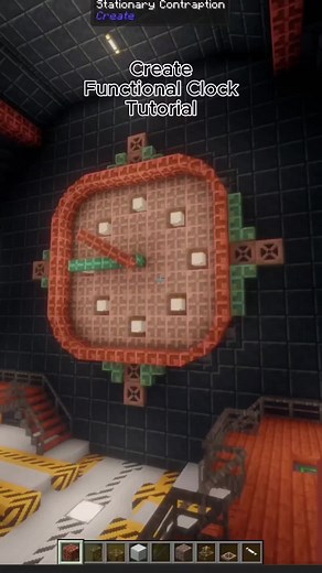 Minecraft ATM10 Create Clock Tutorial