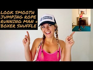 How to look smooth jumping rope running man