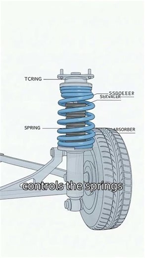 How a suspension system work. #mechanicalengineering #mechanicalstudent