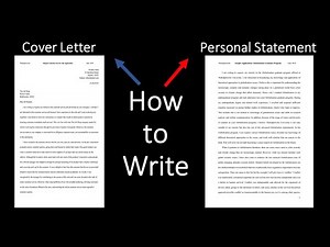 The Differences between a Personal Statement & a Cover Letter: How to Write