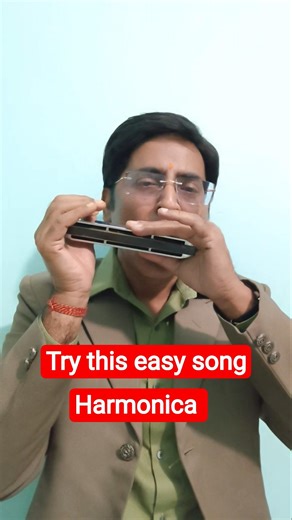 Harmonica beginners try this easy song