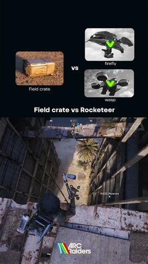 Field crate vs Rocketeer in ARC Raiders 😲 #shorts #arcraiders