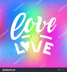 Gay Lettering Conceptual Poster Lgbt Rainbow: vector de stock (libre de regalías) 1152514070 | Shutterstock