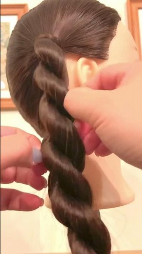 How to make rope twist braid ロープ編みの編み方解説