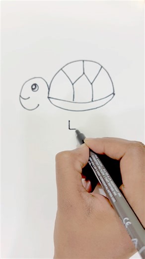 How to draw ✍️ Turtle 🐢 with Alphabets | Easy drawing for Kids #drawing #turtle #art #easydrawing