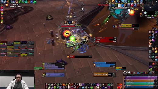 【9.1魔兽世界正式服】史诗典狱长之眼--Limit Thdlock毁灭术视角