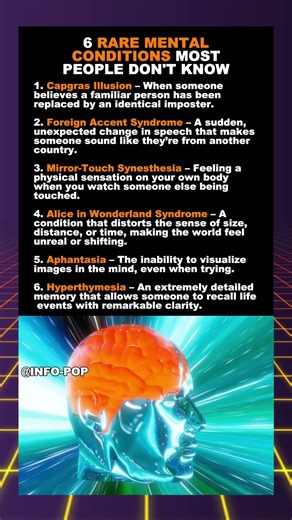 6 Rare Mental Conditions Most People Don’t Know Exist