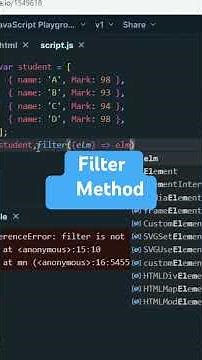 filter method |filter method in javascript #frontend #interview #javascript #reactjs #react #filter