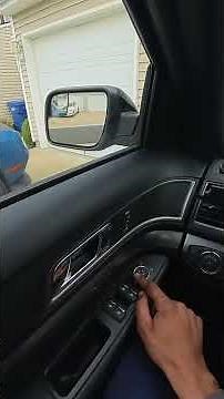 2018 Ford Explorer - How to Operate the Side Mirror Controls