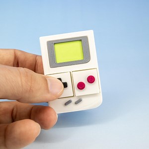 Game Boy Fidget Clicker Keychain: 3D Printed Retro Nintendo Fidget Toy, Stress Relief, Unique 90s Nostalgia Accessory - Etsy