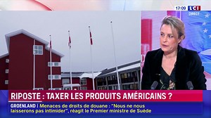 La réponse est immédiate et les mots fusent sur les réseaux sociaux des dirigeants européens. Une "menace inacceptable", pour le président français Emmanuel Macron, une Europe qui doit rester "unie" pour la présidente de la Commission européenne Ursula von der Leyen ou une "erreur", pour la cheffe du gouvernement italien, Giorgia Meloni. Face aux menaces de Donald Trump d'imposer des surtaxes douanières aux pays européens qui soutiennent le Groenland, le Vieux Continent monte au créneau. Regarde