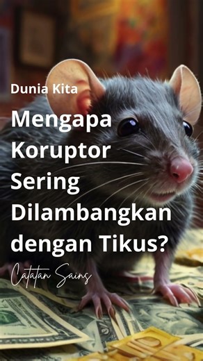 Mengapa Koruptor Sering Dilambangkan dengan Tikus? #faktaunik #daftarstory #daftarputar #cekfakta