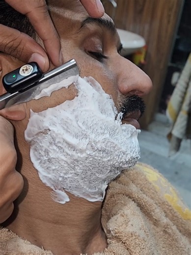 Relaxing ASMR Shaving Experience