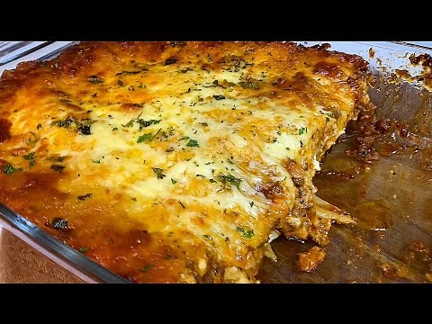 Easy Homemade Beef Lasagna, with Cream Cheese. Delicious!!