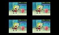 Mix of 4 videos from youtube : Every Explosion in SpongeBob played 4 times