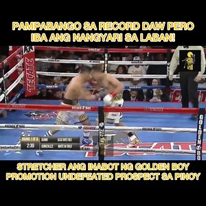 334K views · 1.9K reactions | Stretcher ang Inabot ng Golden Boy Promotion Undefeated Prospect sa Pinoy! Romero Duno vs Christian Gonzalez #throwbackfights #boxingnewsandhistory #boxingnews #boxingworld #boxer | Isports Scoop | Facebook