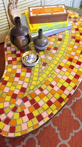 740K views · 2.3K reactions | Mid-century mosaic table diy! #midcenturymodern #mosaicart #mosaicfurniture #tablediy #resincrafts #mosaictable #cardboardcrafts #vintagedesign #midcenturydecor #modernism | Mark Montano | Facebook