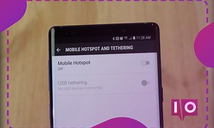 Using Galaxy Note 9 as Mobile Hotspot