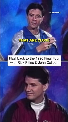 Back at the 1996 Final Four, Rick Pitino & John Calipari were asked about similarities #shorts