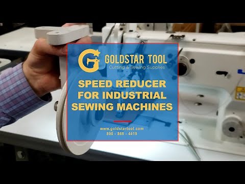 Product Showcase - Speed Reducer for Industrial Sewing Machines - Goldstartool.com - 800-868-4419